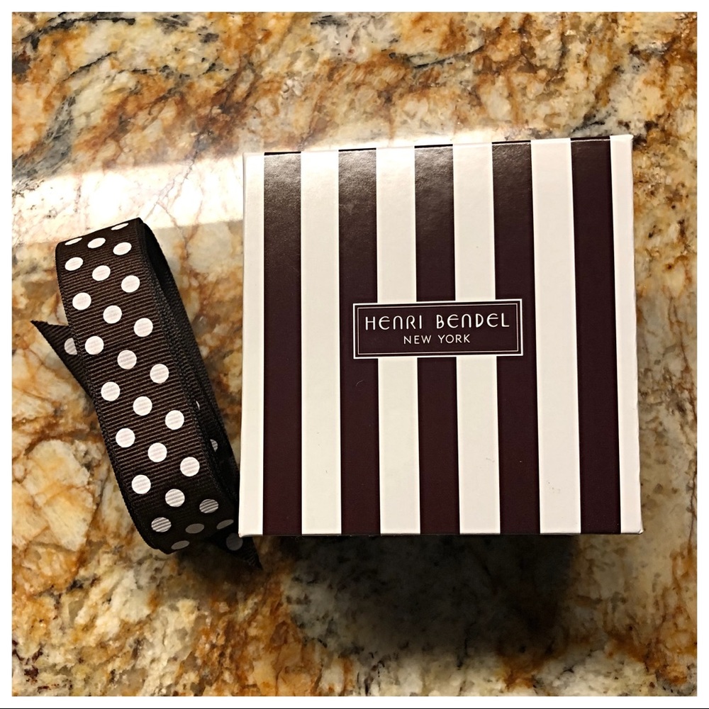 HENRI BENDEL JEWELRY BOX WITH RIBBON